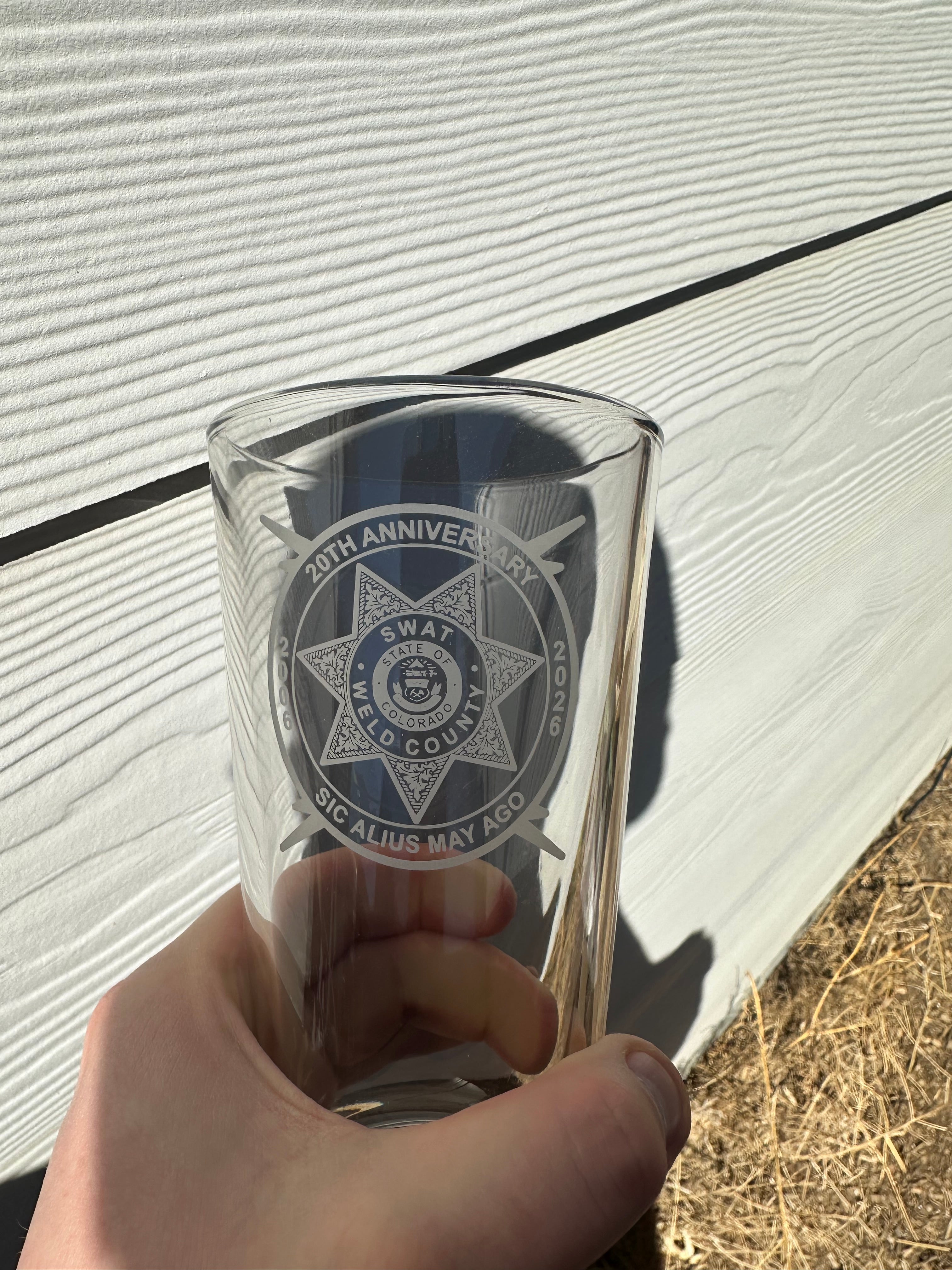 Custom Engraved Pint Glass 4ct