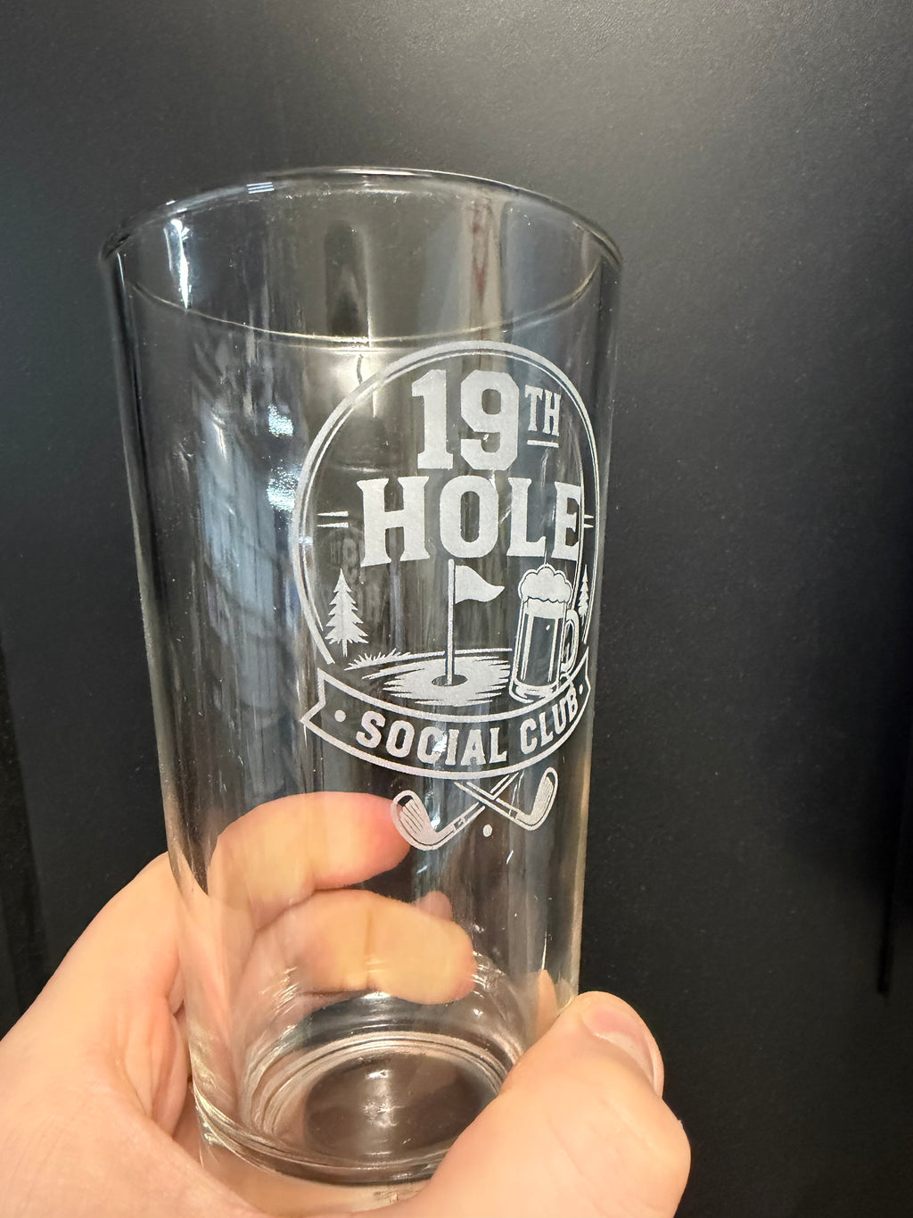 Custom Engraved Pint Glass 4ct