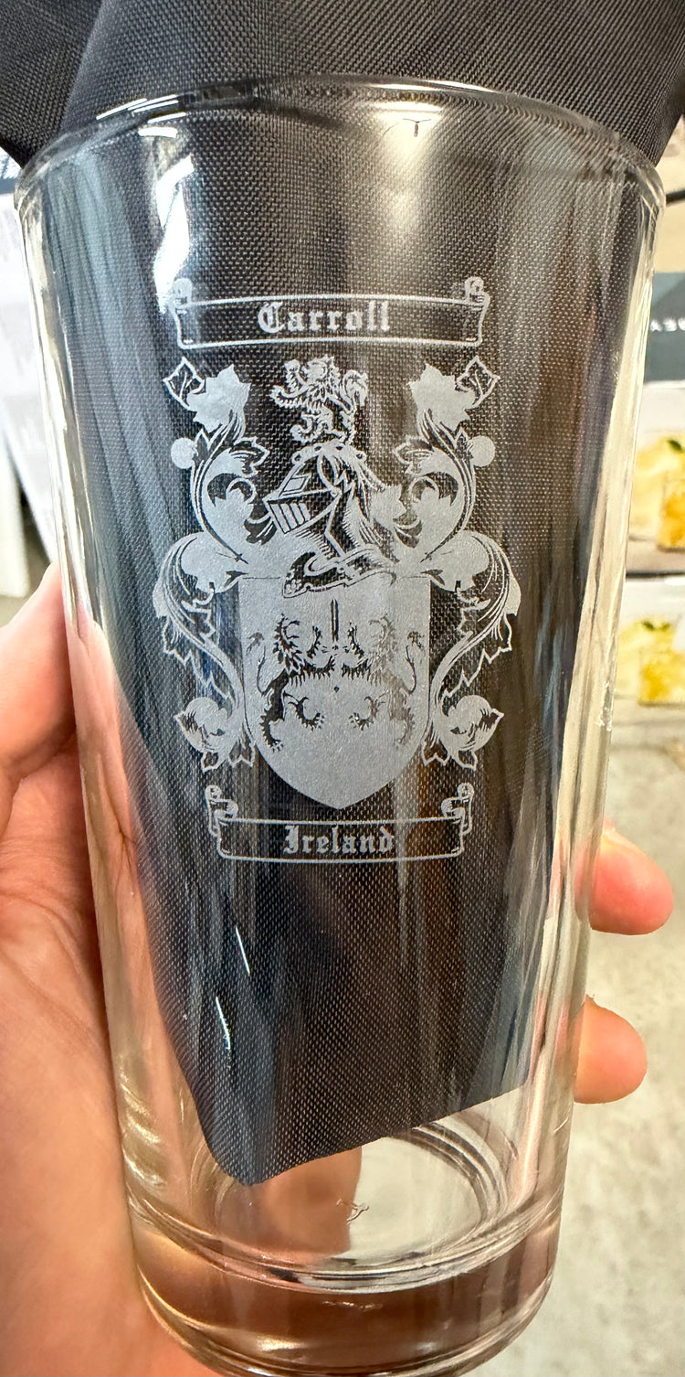 Personalized Pint Glasses - Set of 4