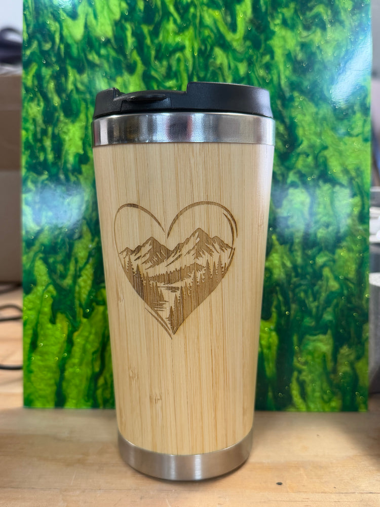 Personalized Bamboo Travel Cup