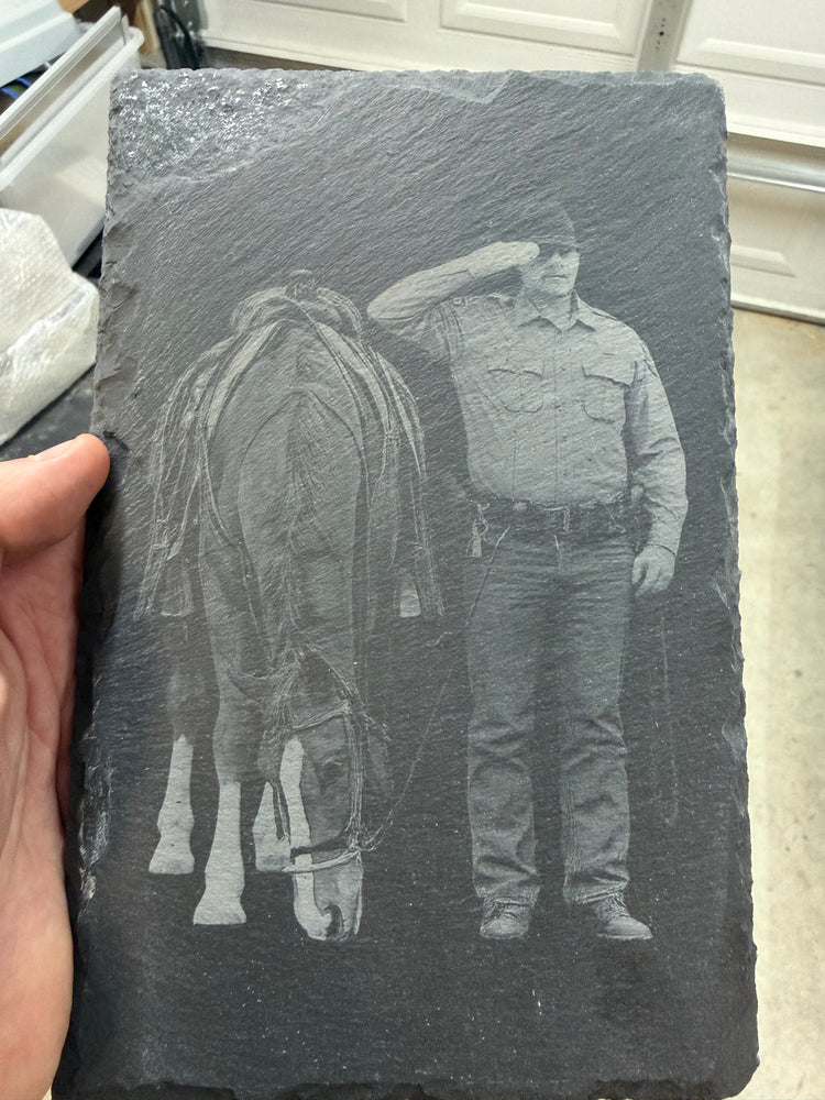 Custom laser engraved project by Dalzell Prints