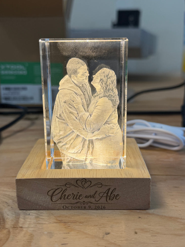 Custom laser engraved project by Dalzell Prints