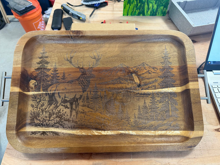 Custom laser engraved project by Dalzell Prints
