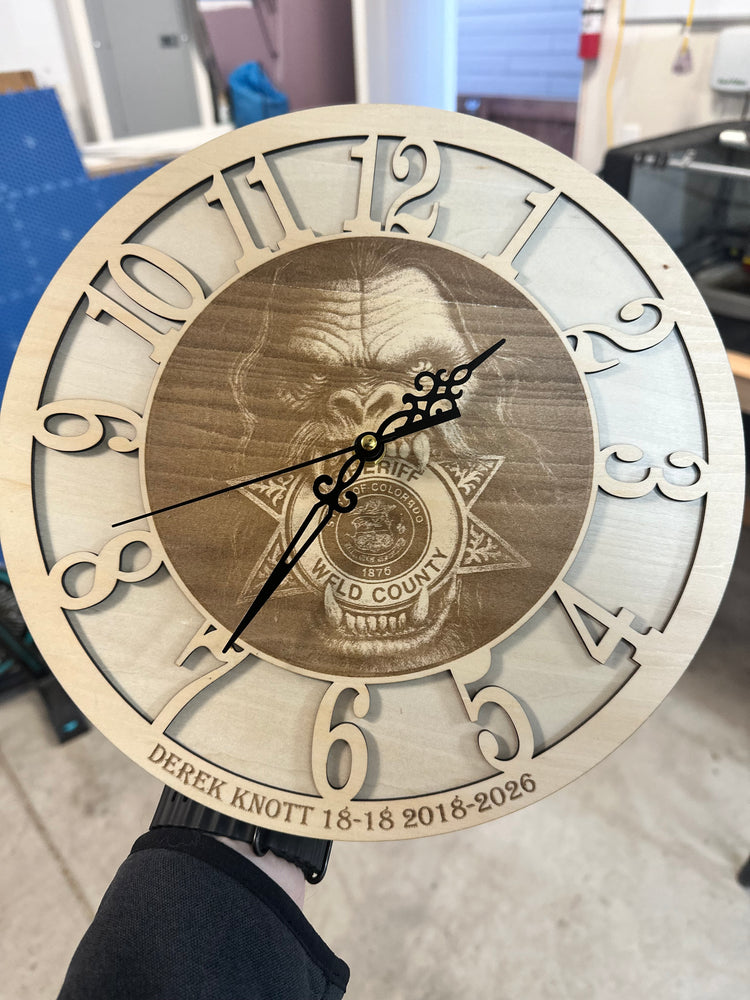 Custom laser engraved project by Dalzell Prints
