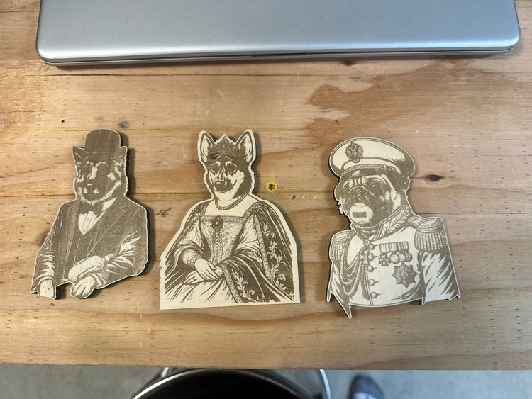 Custom laser engraved project by Dalzell Prints