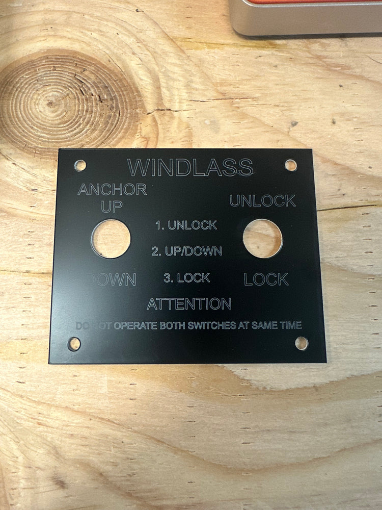 Custom laser engraved project by Dalzell Prints