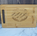 Custom Engaved Cutting Board 12" x 7.8" Bamboo