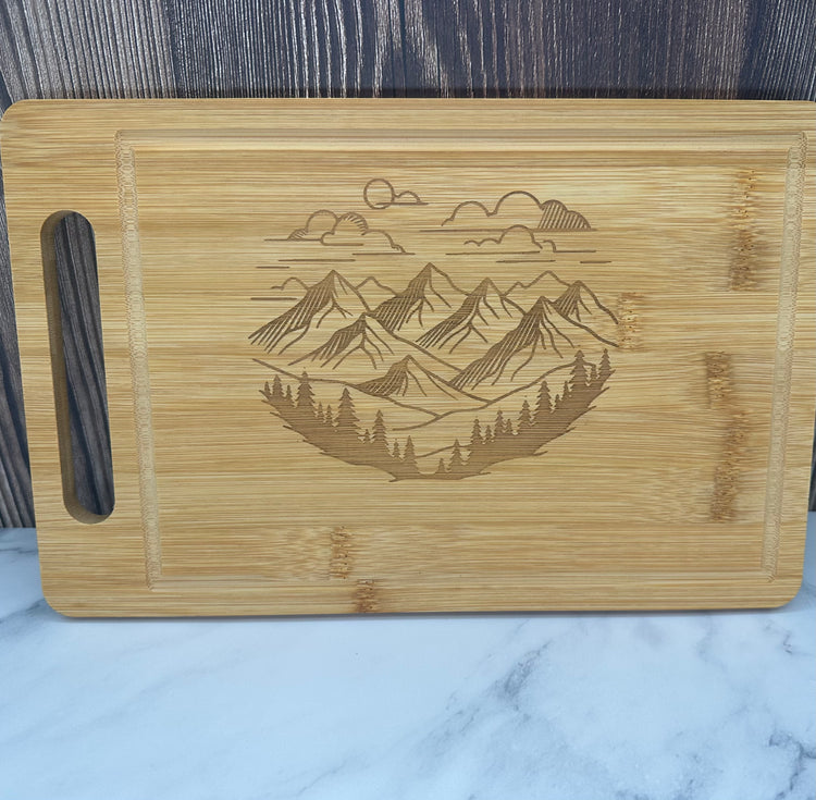 Personalized Bamboo Cutting Board - Large