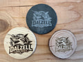 Custom Engraved Wooden Square Coaster 4ct