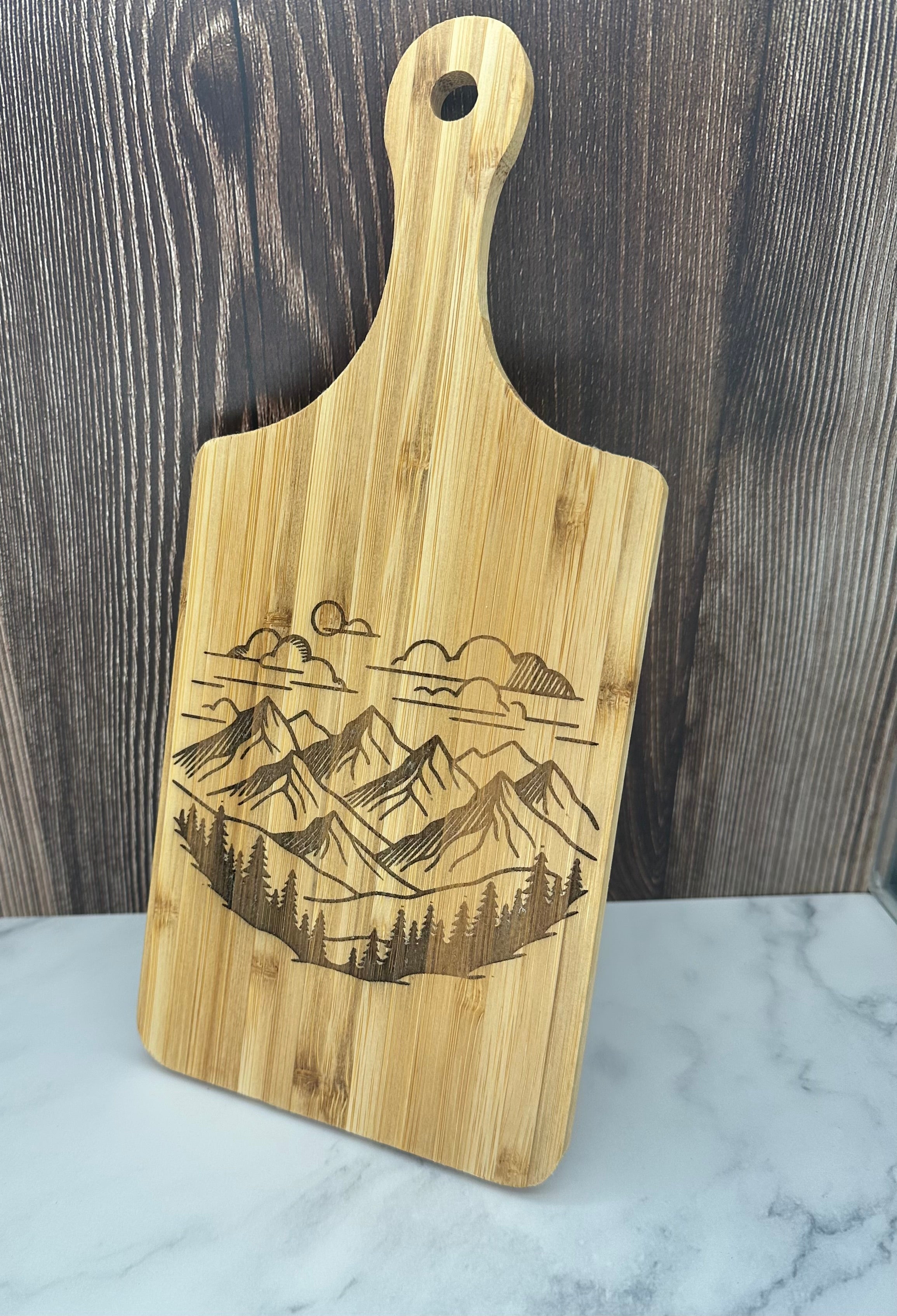 Custom Bamboo Cutting Board 11" x 5"