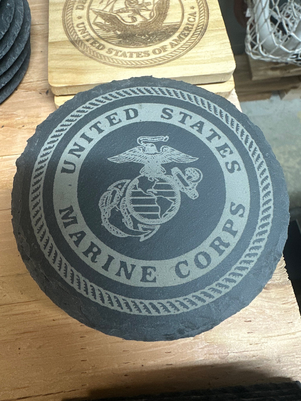 Slate Coaster - Circle 4ct