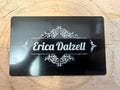 Double Sided Multi Colored Metal Business Cards - 50
